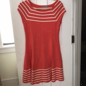 Eliza J nautical sweater dress, petite